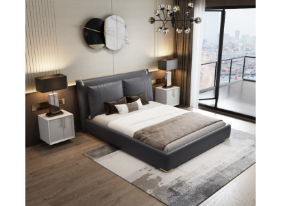 Luxus Bett Betten Modern Duebelbett Gro Bettkader Schlofzëmmer Neijoersdag